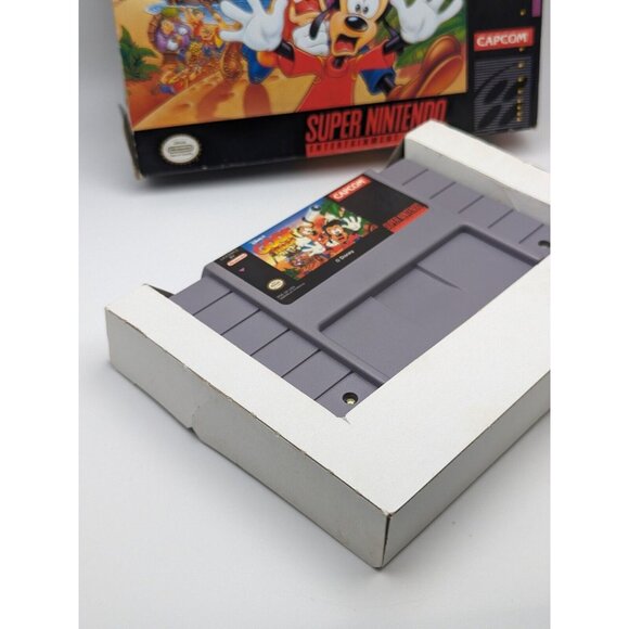 Disney's Goof Troop (Super Nintendo SNES, 1993) w/ Game & Box ~ Tested & Works - Picture 11 of 12